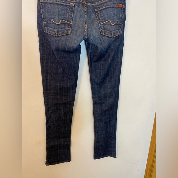 7 for all Mankind low rise ankle zip jeans - Picture 7 of 8